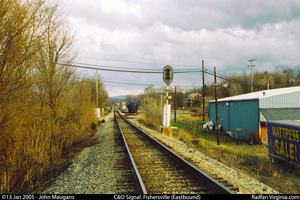 C&O Railway signal: Fishersville (EB)